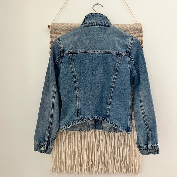 BLANK NYC | Distressed Denim Button Up Jacket - Picture 7 of 12